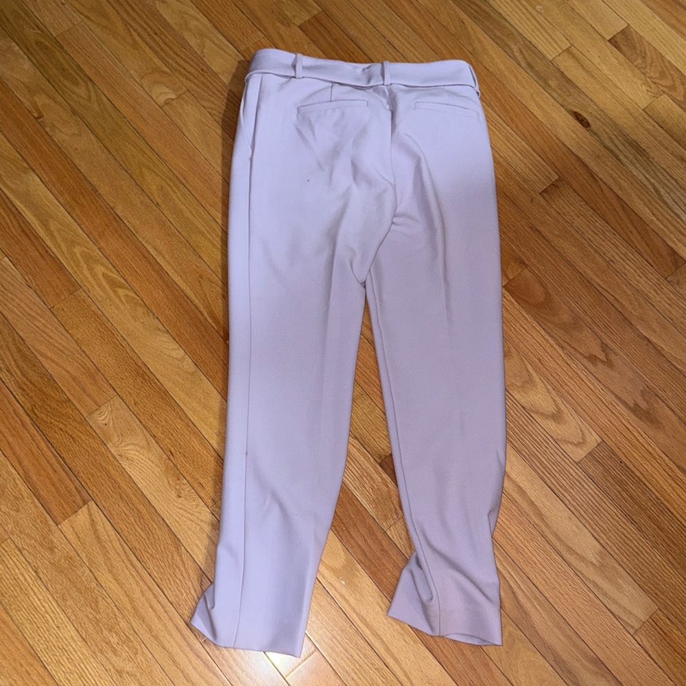 LOFT Marissa Dress Pants Lavender Tie-Waist Pants - Picture 6 of 8